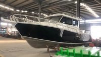 Bateau à rames de luxe de 9,6 m, bateau de pêche en aluminium pour la vie de tous les jours, à vendre