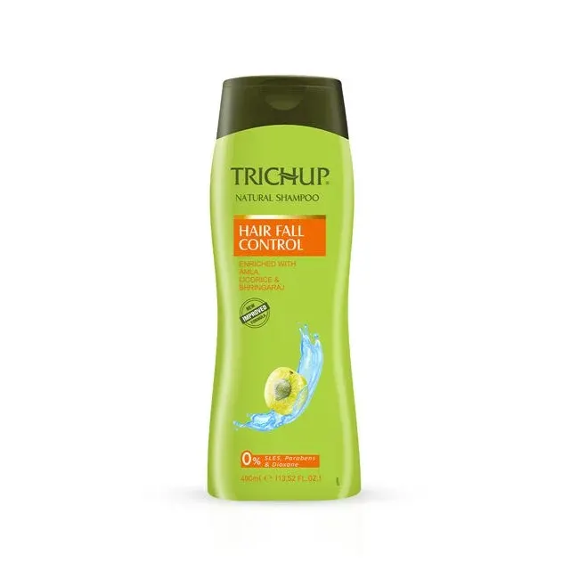 Trichup Hair Fall Control Shampoo hilft, vorzeitiges Abfallen von Haaren zu verhindern, stärkt Ihren Hai