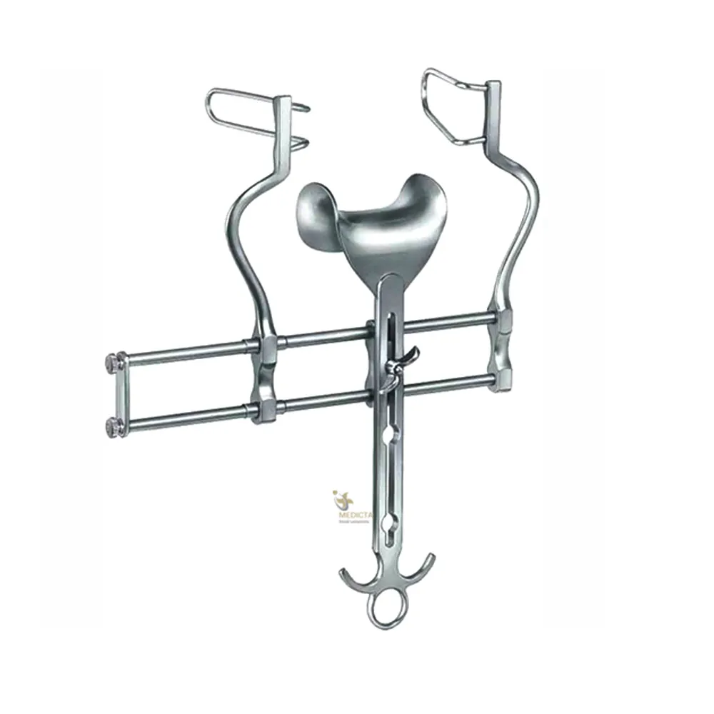 Balfour เครื่องผ่าตัด Retractor การผ่าตัด,เครื่องมือผ่าตัด RETRACTOR การผ่าตัดใบมีดตรงกลางลึก60มม. ใบมีด47X80มม.