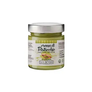Made In Italy High Quality Ready To Eat Food Sweet Sauce 190g Vegan Food Pistachio Cream For All Ages