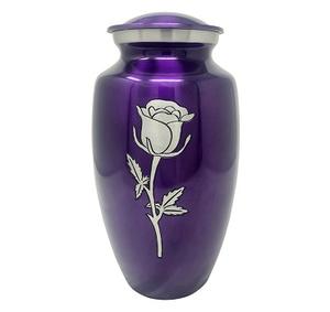 Urna de cremación para adultos pulida brillante hecha a mano de Metal para cenizas humanas Columbarium - Product Image 3