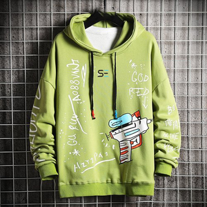 Sudadera con Capucha de Mezclilla de Algodón Personalizada para Hombre, con Impresión Digital y Mangas Largas - Product Image 6