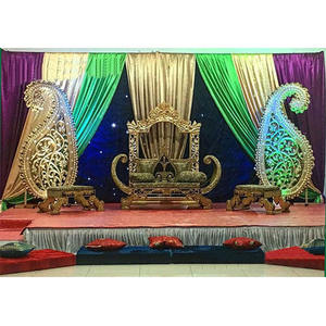 Best Muslim <b>Mehndi</b> Stage Decor Set Stages <b>Decoration</b> for Mehandi Function Colorful Night Sangeet Stages Set - Product Image 1