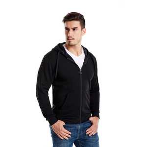 Sudaderas con capucha lisas en blanco con etiqueta privada, ropa deportiva, gimnasio, Jersey de algodón de gran tamaño, sudaderas térmicas para hombre con bolsillo - Product Image 4