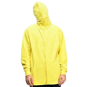 Fournisseur de sweats à capuche pour hommes, personnalisés, à fermeture éclair intégrale, 100% coton, molleton épais, coupe oversize, style streetwear, couleur unie, vierges, modèle 2025 - Product Image 1