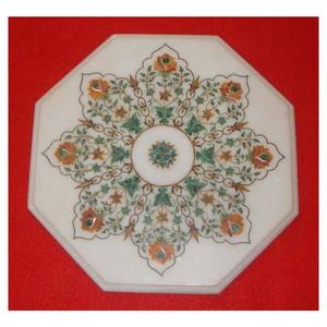 Marble Inlay Home Decorative Coffee Table Top - Product Image 1