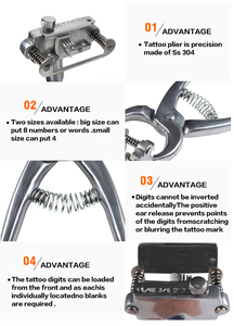 คีมสักลายขนแกะแพะ0-9ตัวเลขและตัวอักษร - Product Image 6