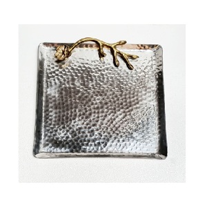 Bandeja para servir de nuevo diseño hecha a mano de metal de marca éxito de ventas nuevo diseño - Product Image 6