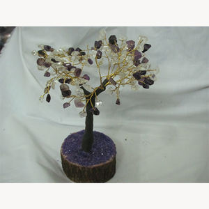 2024 Fengshui décor à la maison arbre gros décoratif améthyste-cristal 160 puces arbre - Product Image 1