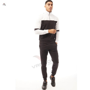 Sudadera con capucha para hombre de alta calidad mezcla de lana de algodón de Color de contraste personalizado para invierno al por mayor - Product Image 2