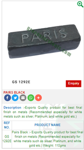 คู่สีดำ GS เครื่องมือเครื่องประดับ1292E สำหรับอัญมณี - Product Image 2