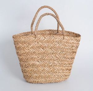 Sac de plage en jonc naturel fait à la main, nouveau Design, tendance, à la mode du Vietnam, pour l'été, - Product Image 5
