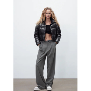 Vêtements d'extérieur épais et chaud, pour femmes, doudoune décontractée à bulles, avec fermeture éclair multicolores, nouvelle mode d'hiver 2020 - Product Image 3