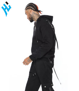 Sudaderas con capucha personalizadas para hombre, conjuntos de ropa deportiva de moda de Hip-Hop, chándal de calidad prémium, chándal de poliéster 100% - Product Image 2