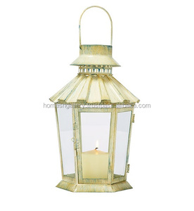 Linterna de vela de cristal de Metal tradicional para interiores/exteriores para el hogar, jardín, Navidad, caja para ocasiones especiales, linterna decorativa embalada - Product Image 4