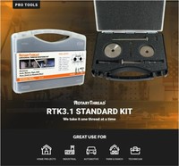 Kit standard de réparation de filetages rotatifs RTK3.1, 8 pièces, pour outils électriques et pneumatiques, accessoires pour tuyaux (pouces/métriques), fabriqué aux États-Unis