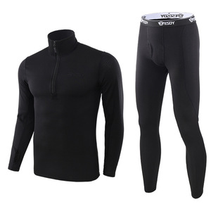 <span class=keywords><strong>Sous</strong></span>-vêtements thermiques en <span class=keywords><strong>polaire</strong></span> tactique d'hiver pour hommes - Product Image 5