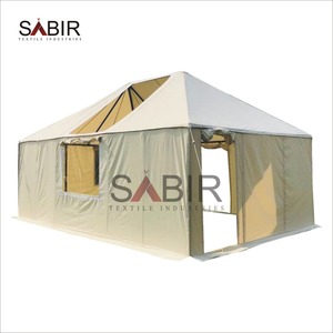 Tienda de campaña de lona impermeable para exteriores, carpas de acampada con marco de acero de alta calidad, para hoteles - Product Image 4