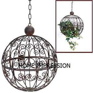 Jardinière décorative murale de conception merveilleuse jardinière de concepteur en fer forgé de qualité créative faite à la main au prix le moins cher - Product Image 4