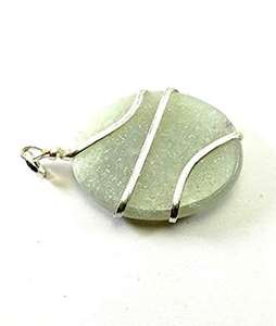 Colgante de alta calidad, colgante ovalado de Aventurina verde, piedra curativa, fabricación de joyas ovaladas, alambre de cristal, mayorista de piedras preciosas envueltas - Product Image 2