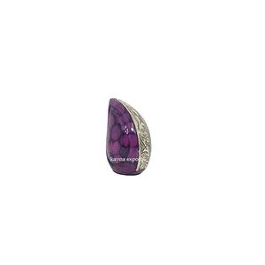 Beautiful Purple Handmade Metal Urn with Teardrop Design European Style Indian Manufacturer <b>Funeral</b> <b>Supplies</b> at Wholesale Price - Product Image 1