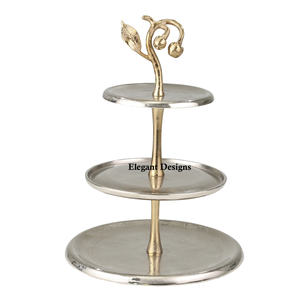 Base para Pastel de Cristal con Cuentas de Diseño Tradicional, Base para Pastel Hecha a Mano, Base Decorativa para Mesa de Boda - Product Image 4