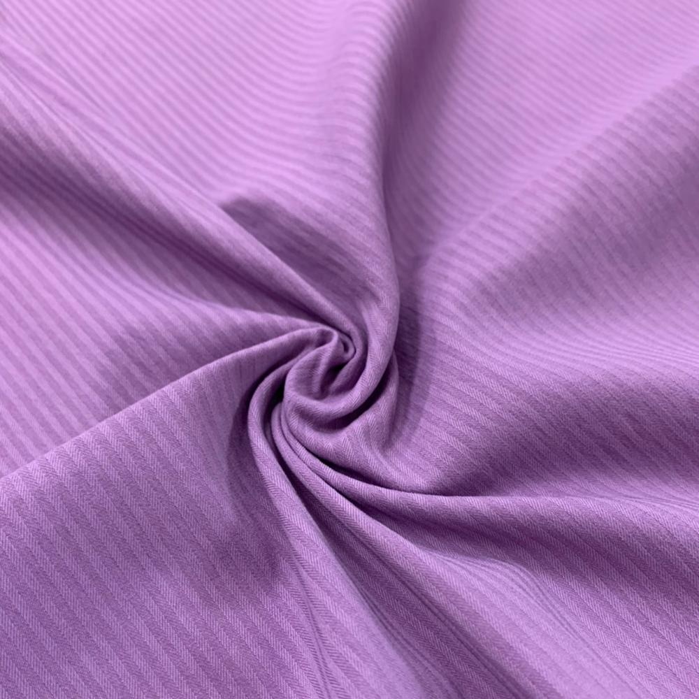 100% Nylon Stretch Woven Microfiber Fabric UV Resistant Breathable Stripe Sportswear Fabric in Stock