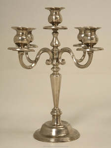 Candélabre de centre de table à 5 bras pour décoration de mariage en or, directement du fabricant, prix de gros, nouveauté - Product Image 2