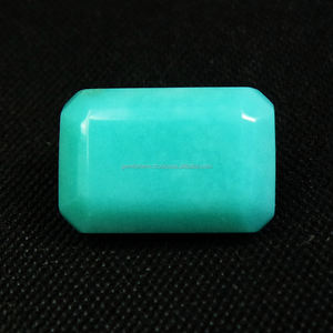 Turquoise naturelle à 100%, pierres précieuses de guérison en vrac, approvisionnement en gros, coupe ovale facettée, qualité supérieure, fabrication de bijoux, turquoise bleue en vrac - Product Image 3