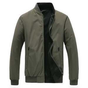 2021, ropa de marca de alta calidad para hombre, chaqueta cortavientos informal con cuello levantado para primavera y otoño - Product Image 1