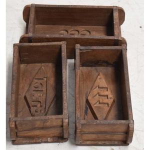 Ancien Art Ethnique Antique Art Folk One Of The Kind Unique Pitara Box Thali Bowl Katori Wooden Home Decorative Of Rajasthan Jodhpur - Product Image 1