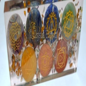 Obtenga en línea Orgone Chakra Grabado Disco Display : Orgone Chakra Grabado Disco Display Para la venta Mascot Style productos curativos - Product Image 1