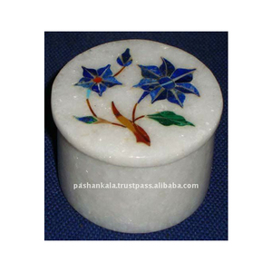 <b>Stone</b> Inlay Pill Box - Product Image 1