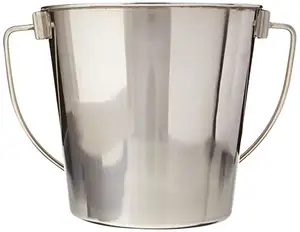 Secchio in acciaio inossidabile secchio per acqua in metallo da 10 litri