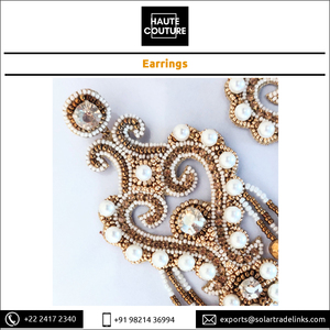 Vente exceptionnelle de bijoux pour femmes brodés à la main de conception traditionnelle Boucles d'oreilles de style ethnique faites à la main à un prix raisonnable - Product Image 6