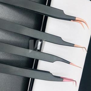 แหนบต่อขนตาสแตนเลสอเนกประสงค์แบบญี่ปุ่นคุณภาพสูงปรับแต่งโลโก้ได้ตามต้องการ - Product Image 5