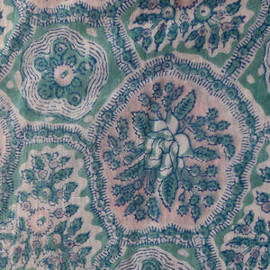 Wholesale Cotton Block Printing Fabric Sewing Craft Dresses Making Fabric For Garment, Bag & Home Bedding Accessories Raw Fabric - Product Image 1