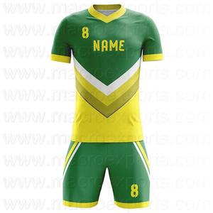 Uniformes d'équipe de football Uniformes de football sublimés Maillots de football personnalisés Chemises et shorts pour jeunes - Product Image 1