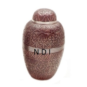Urnas de cenizas funerarias de diseñador hechas a mano de alta calidad a precio al por mayor Urnas de cremación de cenizas de adultos humanos para acabado antiguo - Product Image 1