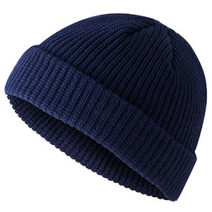 Beanies acrílicos para la vida diaria, Color sólido, estilo Oem, moda personalizada, 100% - Product Image 1
