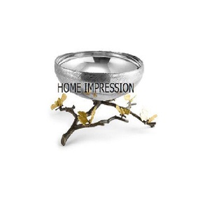 ชามโลหะสำหรับตกแต่งโต๊ะดีไซน์เนอร์หรูหราชามสำหรับตกแต่งบนโต๊ะชามตกแต่งทำจากโลหะชามแฟนซี - Product Image 2