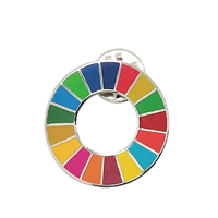 Épingle à revers SDG personnalisée de haute qualité