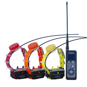 Waterdicht Voor 3 Hond Gps Tracker Kraag Met Training Functie Voor Jacht Zonder Sim-kaart GPS-25003-PRO Voor 3 Honden