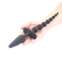 Silicone cul Plug g-spot godemichet anal adulte jouets sexuels hommes et femmes tirer perles poussée chien queue Anal Plug
