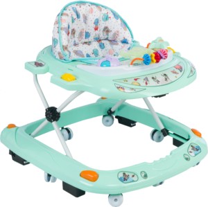 UniCare TP5035 Nouvelle tendance 3-en-1 Portable lumière LED bébé marcheurs pliable doux activité plateau en plastique cadre tout-petits 6-24 mois - Product Image 1