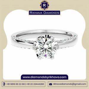 แหวนเพชรสีขาว10K สีขาวทองกำหนดขนาดเองได้ดีไซน์แบบซูเปอร์ปาร์ตี้งานหมั้นครบรอบปาร์ตี้แฟชั่นราคาดีบรรจุภัณฑ์หรูหรา - Product Image 2