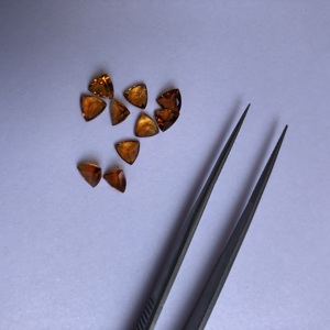5mm Naturel Brandy Citrine Pierre À Facettes Trillion Cut Pierre Précieuse En Vrac Du Fabricant Fournisseur au Prix D'usine En Gros 2025 - Product Image 2