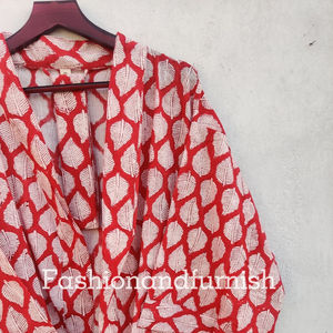 Vintage style 100% Coton kimono Robes - Product Image 1