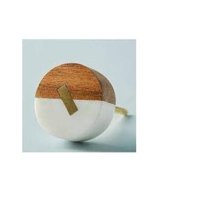 Pomo de madera y resina de diseño moderno para cajones, utensilios de cocina, armario, madera y resina, el mejor color para embalaje personalizado - Product Image 1