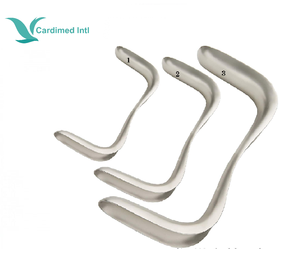Sims Speculum 3 Pack - Instrument chirurgical en acier et acier inoxydable allemand, certifié CE, fabriqué à Sialkot, Pakistan - Product Image 1